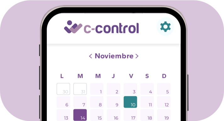 Pantalla para agregar datos del paciente en app C-Control de Fundación Grisi y VAPORTI